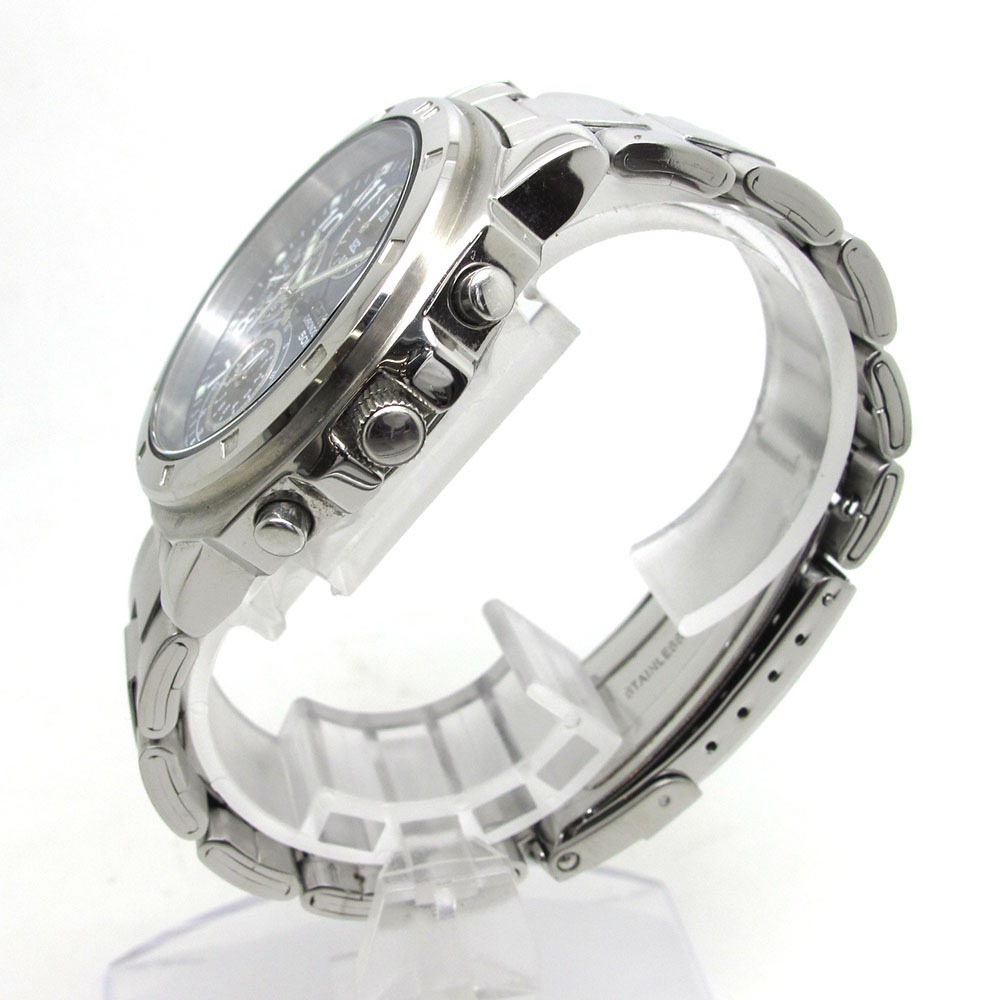 SEIKO (セイコー) 腕時計 クロノグラフ 7192-0AC0 ブルー文字盤 クォーツ