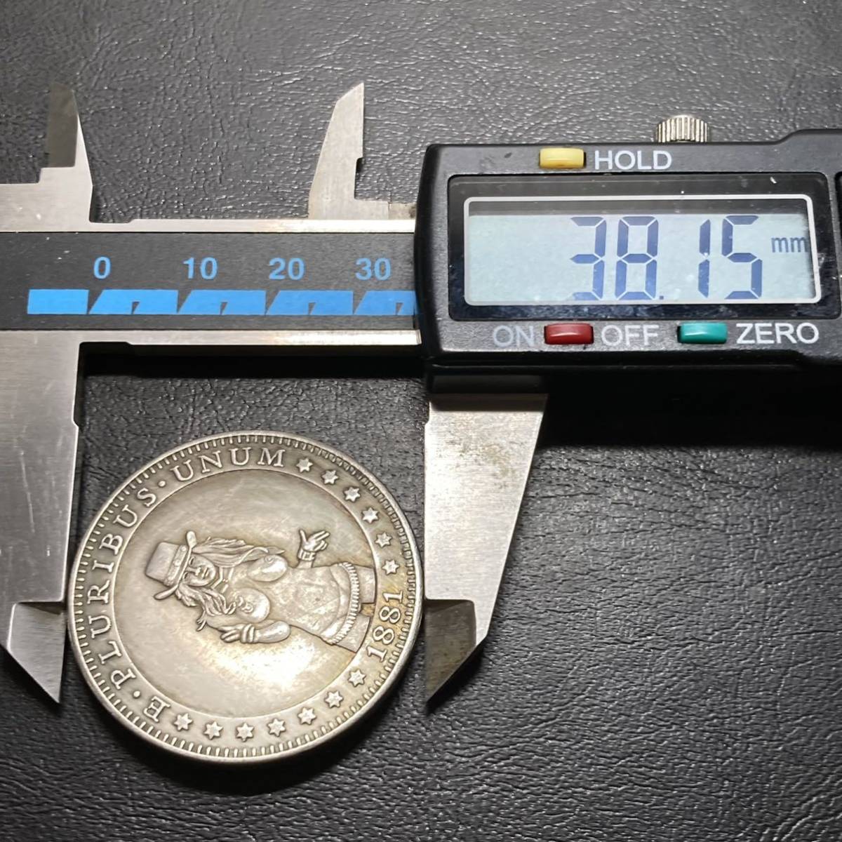 一円～ 外国銀貨 アメリカ 古銭 1ドル 大型銀貨 1881年 裸女 貿易銀