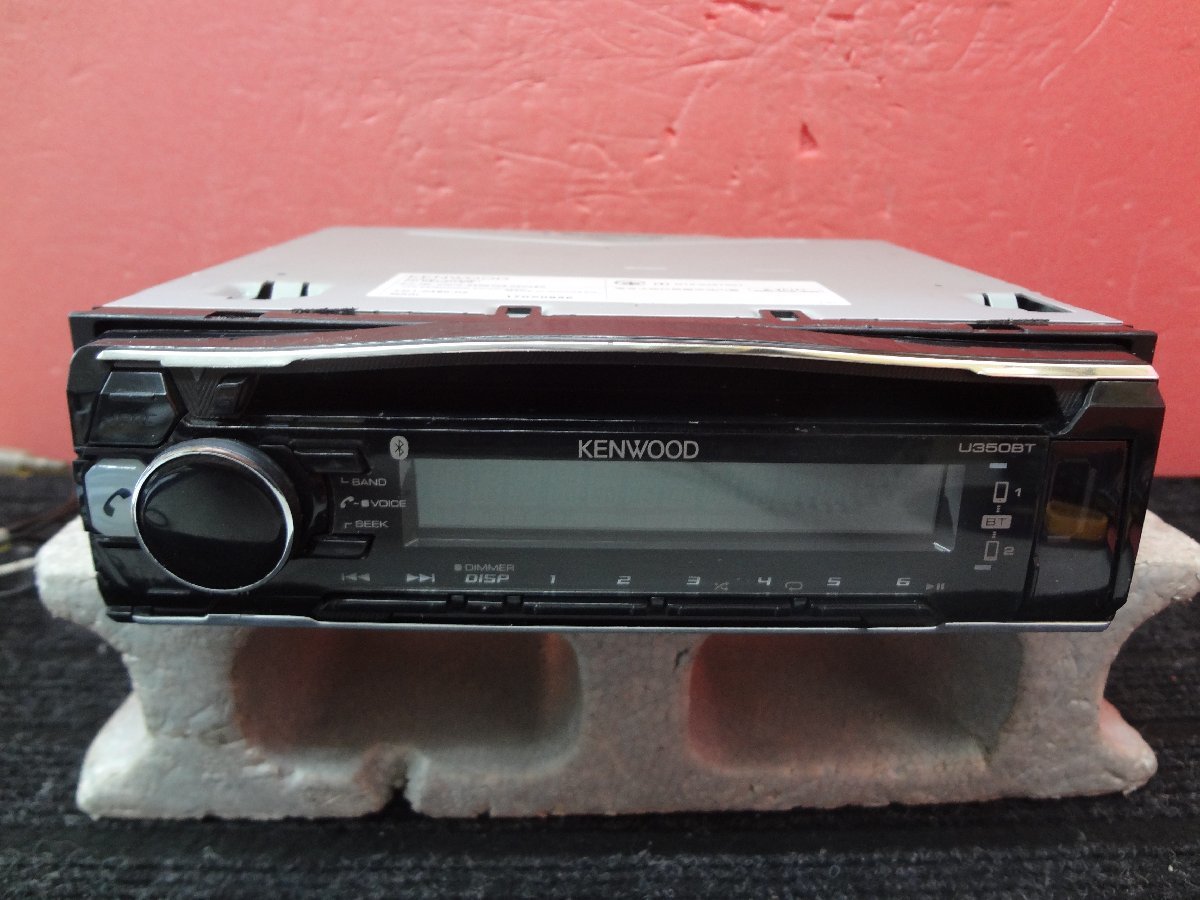 美品】KENWOOD U382BT Bluetooth対応 1DIN デッキ