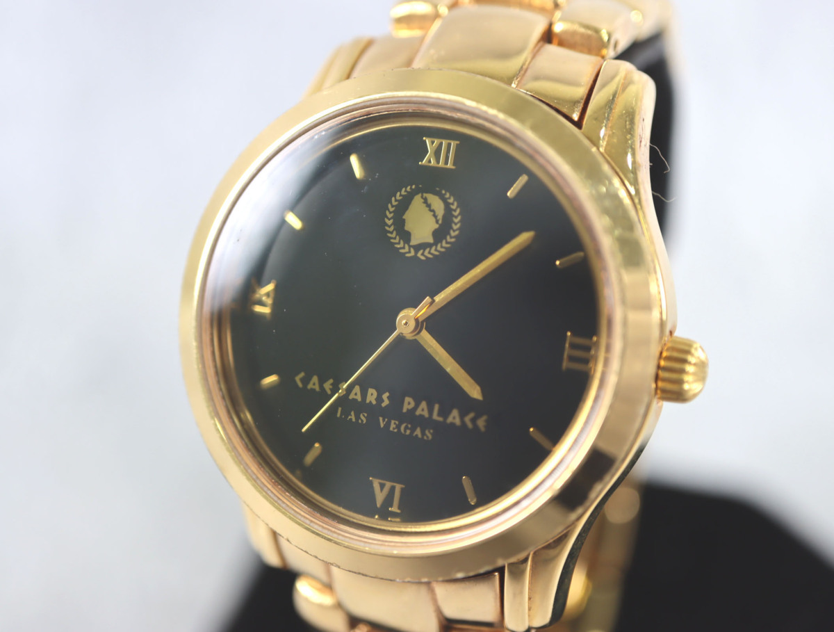 現稼働品 CAESARS PALACE LAS VEGAS シーザース パレス ゴールドカラー  