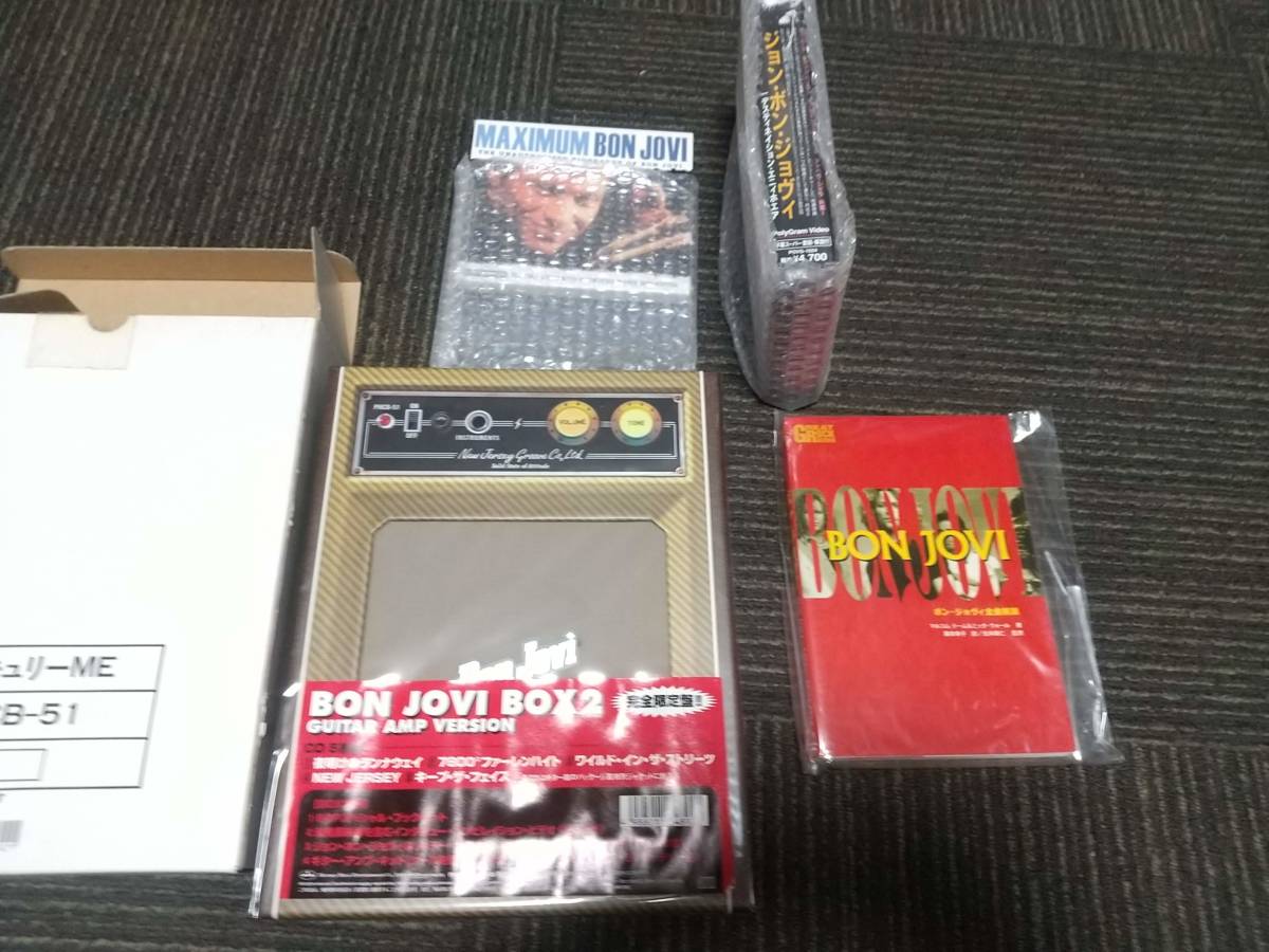 新品？ 5CD+VHSBOX/アンプキット付】ボン・ジョヴィ / BOX 2(PHCB-51 