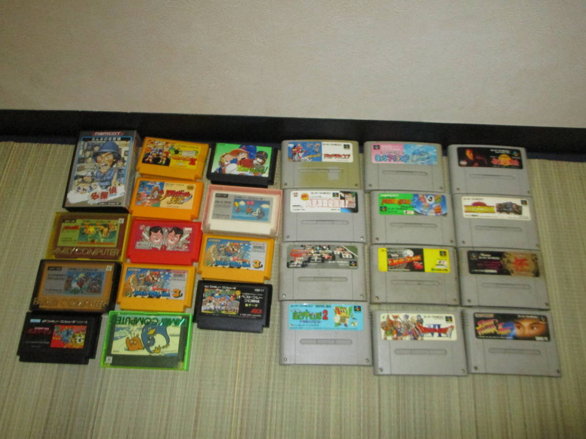 Fc Sfc N64 スーパーファミコン ソフト 大量 40本以上 スターウォーズ ゼルダ ソフトボール天国 マッドチャンプ ロックマン マリオ 他 アクション 売買されたオークション情報 Yahooの商品情報をアーカイブ公開 オークファン Aucfan Com
