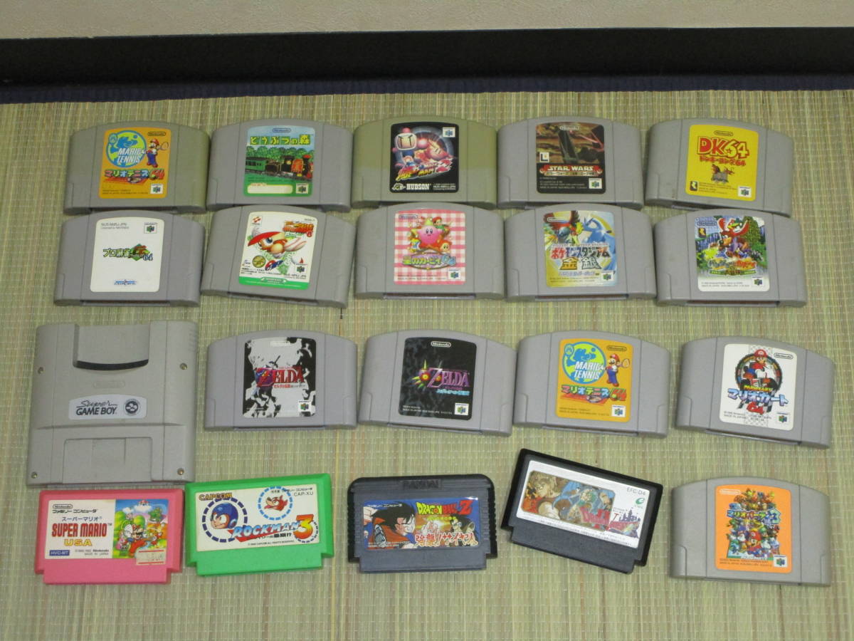 Fc Sfc N64 スーパーファミコン ソフト 大量 40本以上 スターウォーズ ゼルダ ソフトボール天国 マッドチャンプ ロックマン マリオ 他 アクション 売買されたオークション情報 Yahooの商品情報をアーカイブ公開 オークファン Aucfan Com