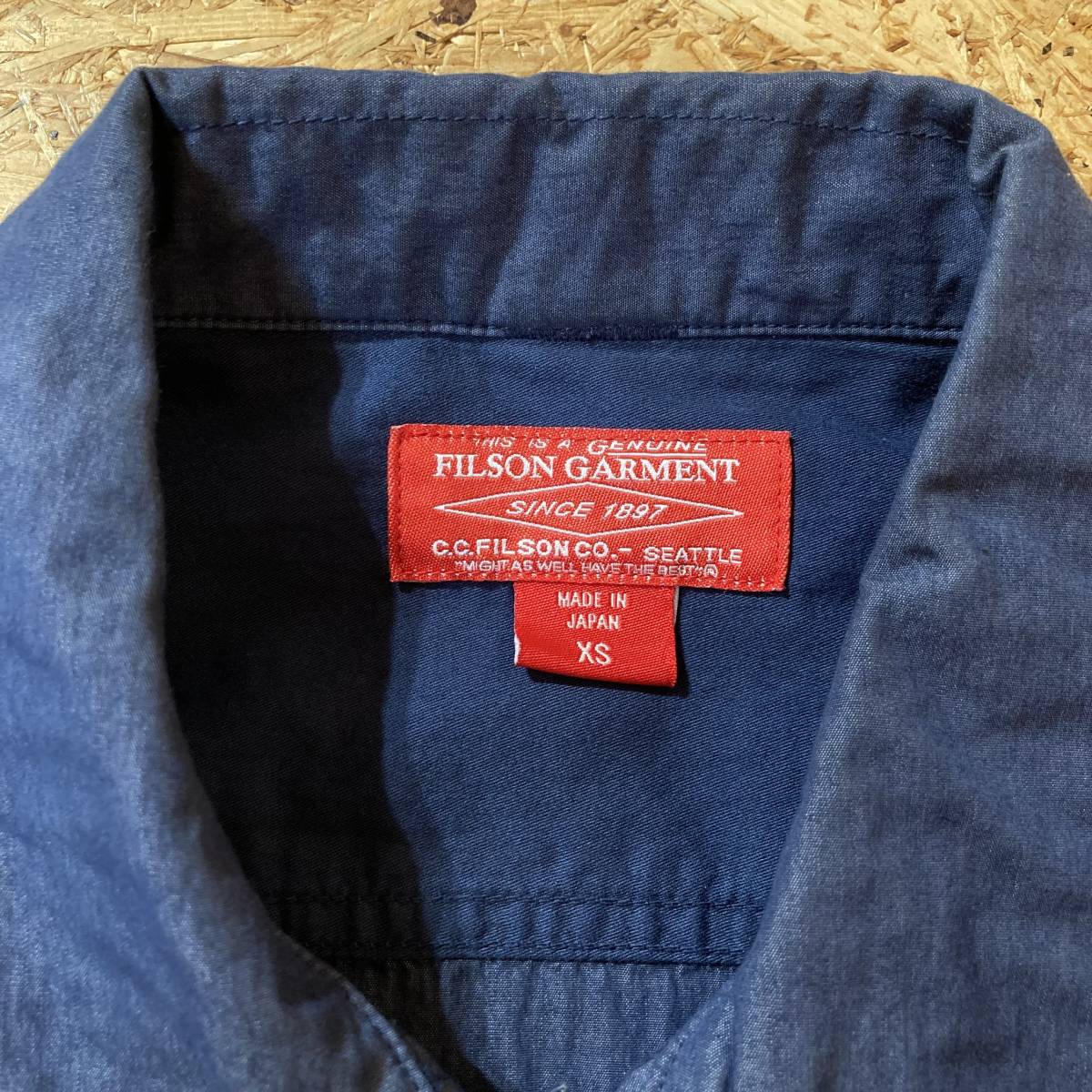 FILSON MADE IN JAPAN STYLE FRS3100 長袖 シャツ XS ゴールドウィン RED LABEL nanamica ...