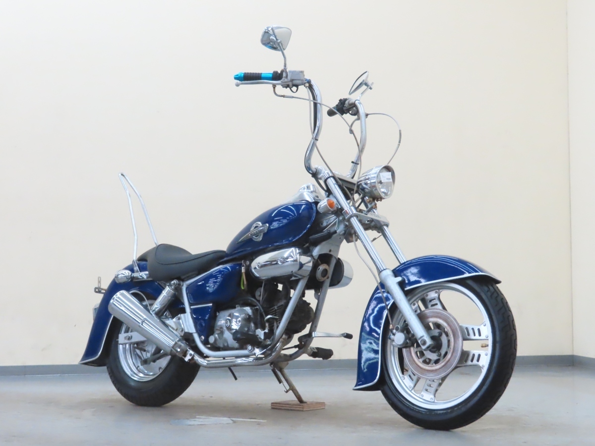 特別出品 ホンダ マグナ50 動画有 ローン可 チョッパーカスタム アップハン Ac13 原付 50cc アメリカン Magna50 Honda 50cc以下 売買されたオークション情報 Yahooの商品情報をアーカイブ公開 オークファン Aucfan Com