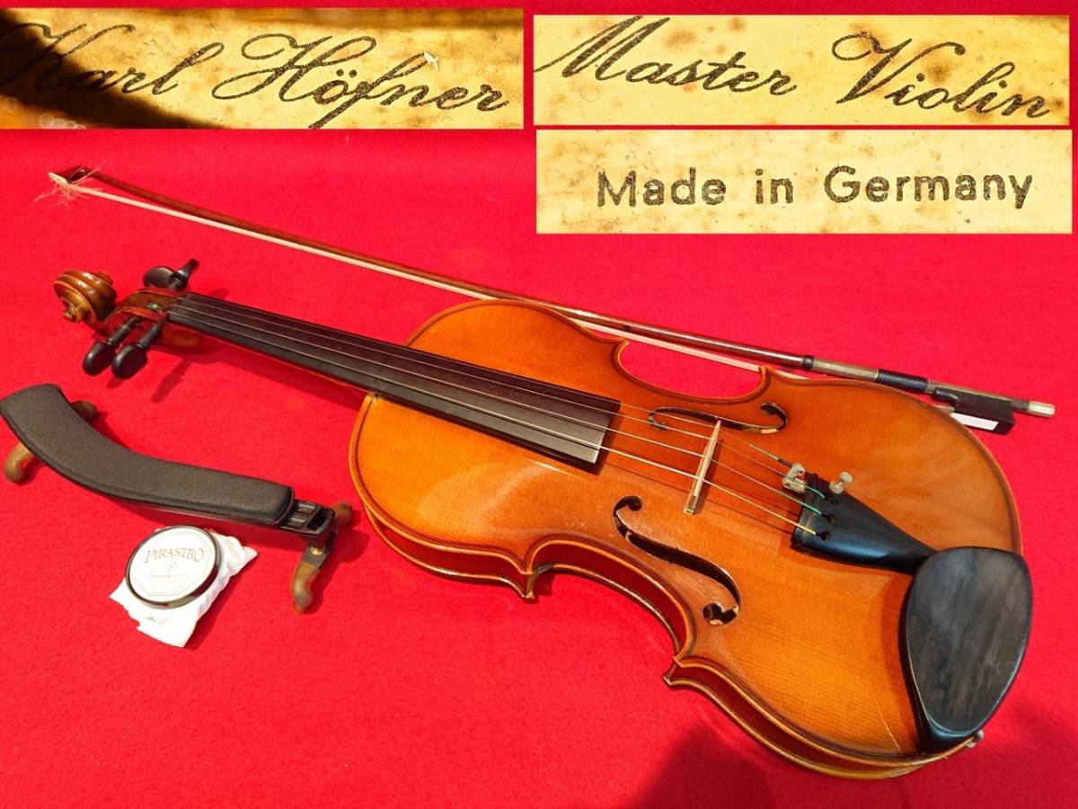 ドイツ高級バイオリン カールヘフナー Karl Hofner KH202 4/4 良彩良杢