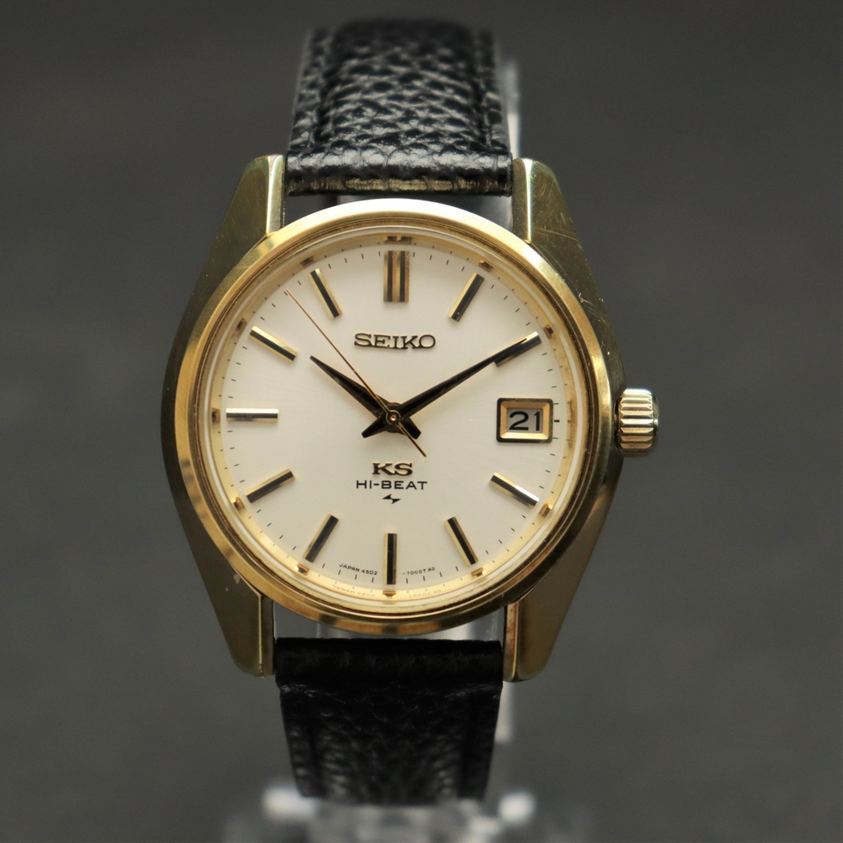 美品 OH済 KING SEIKO 45KS Hi-beat キングセイコー ハイビート 4502 