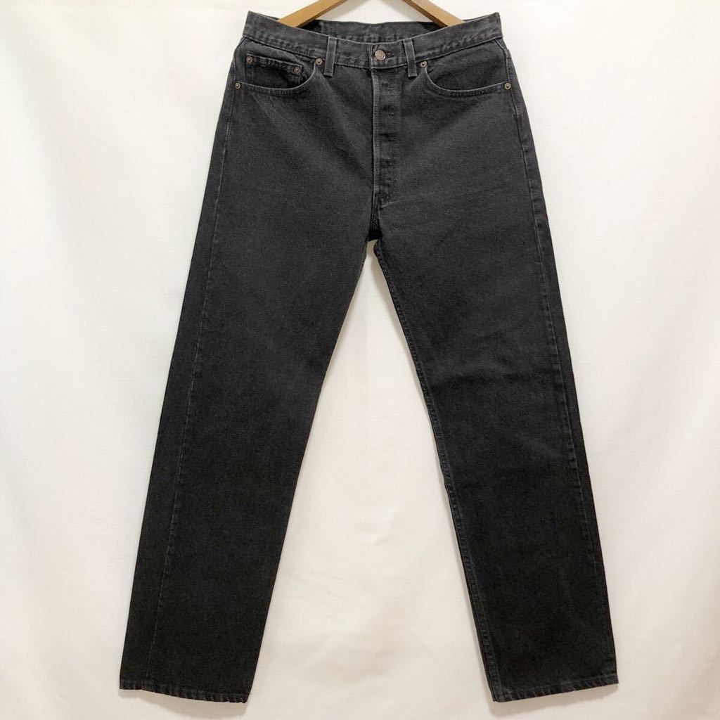 【人気定番，格安】 90s Levi's 501 ブラック デニムパンツ W32 USA製 ビンテージ 90年代 リーバイス ジーンズ 黒 アメリカ製 米国製 オリジナル ヴィンテージ(W32)｜売買されたオークション情報、yahooの商品情報を W32