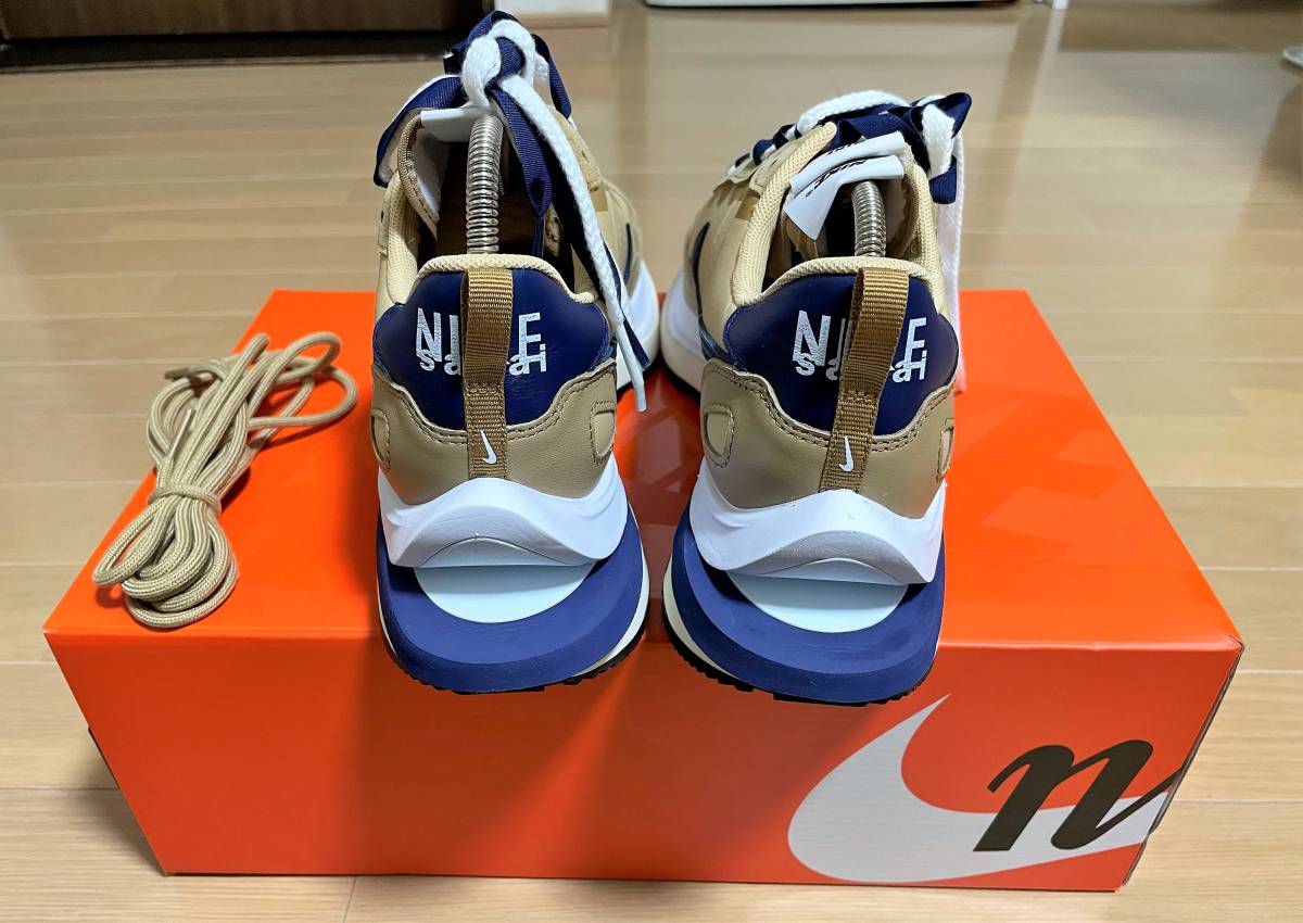 新品 NIKE VAPOR WAFFLE / SACAI ”SESAME AND BLUE VOID” US 9 27.0cm 