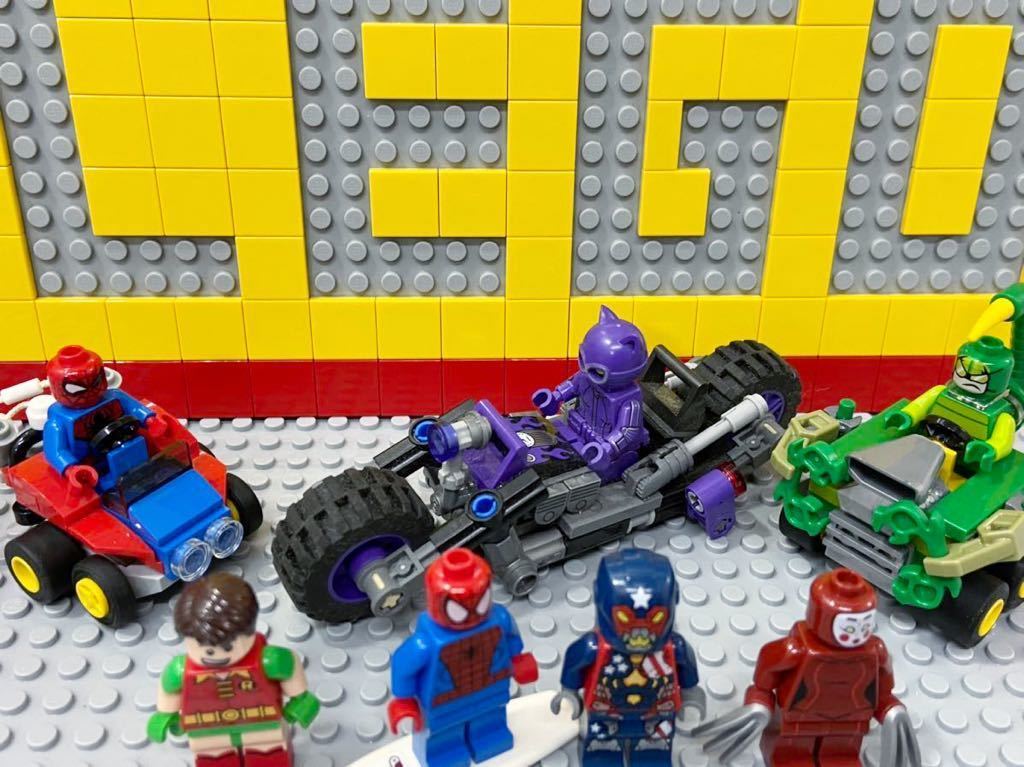 ☆スーパーヒーローズ☆ レゴ ミニフィグ バードガール スパイダーマン 