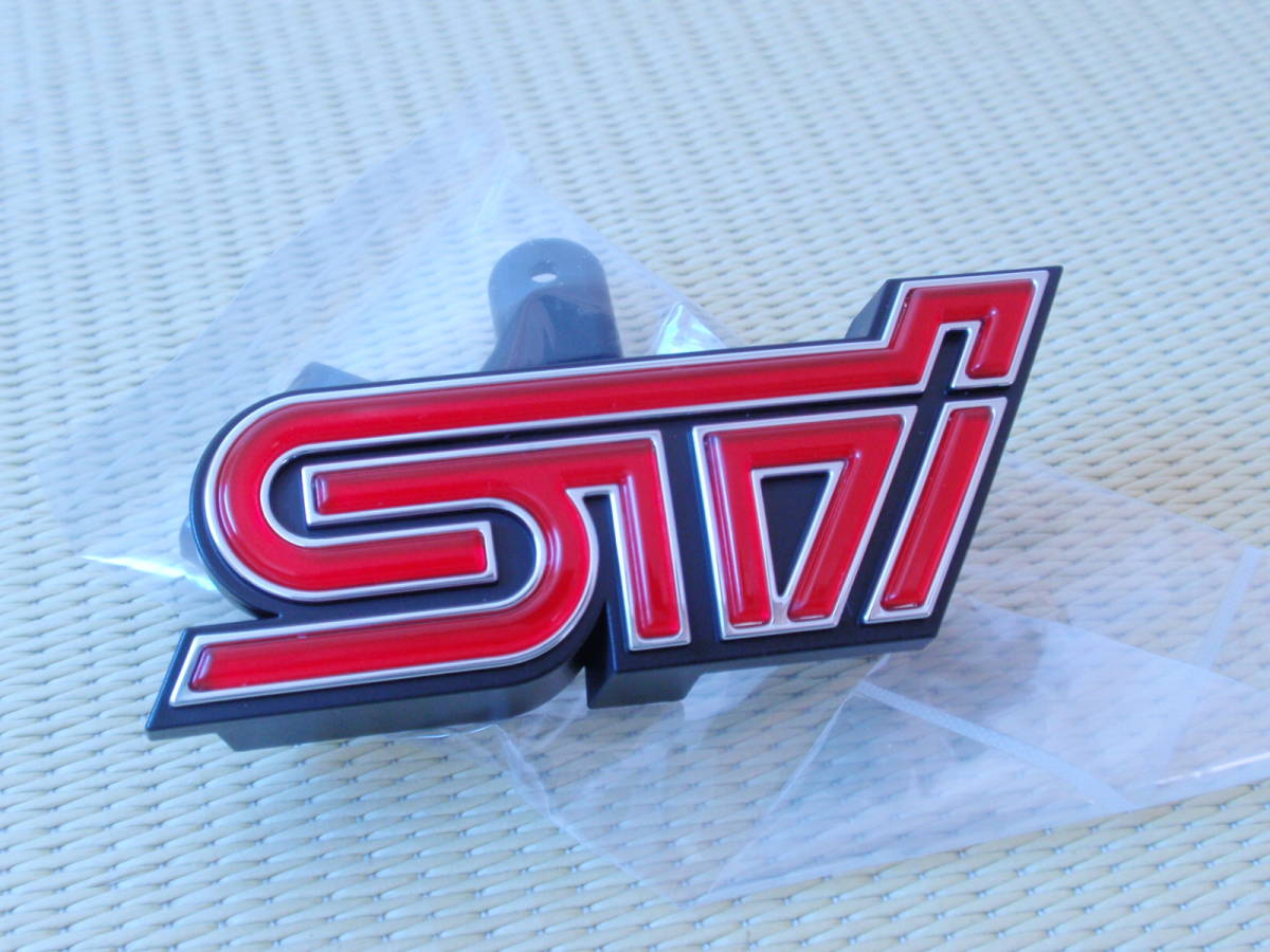 【新品】ＶＡＢ／ＶＡＧ用 ＳＴＩエンブレムＷＲＸ Ｓ４【レッド】フロントグリル用