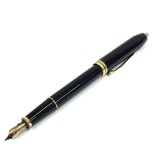 クロス ペン先14k 585 字幅xf コンバーター両用式 万年筆 全長約15cm 筆記用具 文房具 ブラック系 Cross Qt031 47 万年筆一般 売買されたオークション情報 Yahooの商品情報をアーカイブ公開 オークファン Aucfan Com