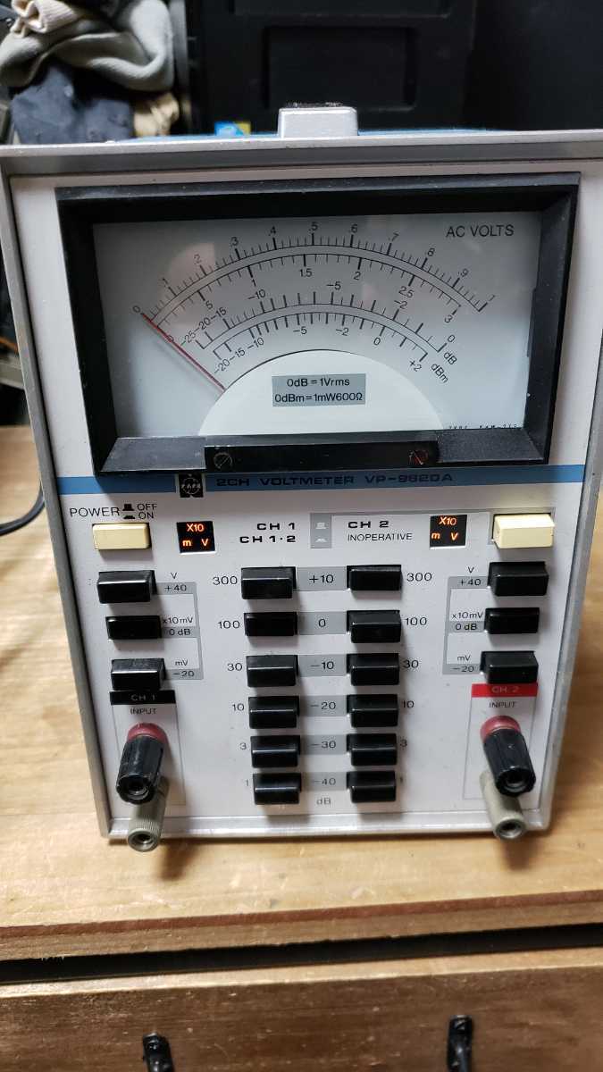 National 2ch電子電圧計　VP-9620A　ジャンク