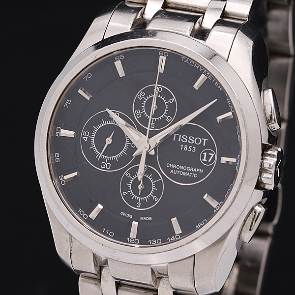 美品】TISSOT ティソ クチュリエ T035627A おいしかっ クオーツ 