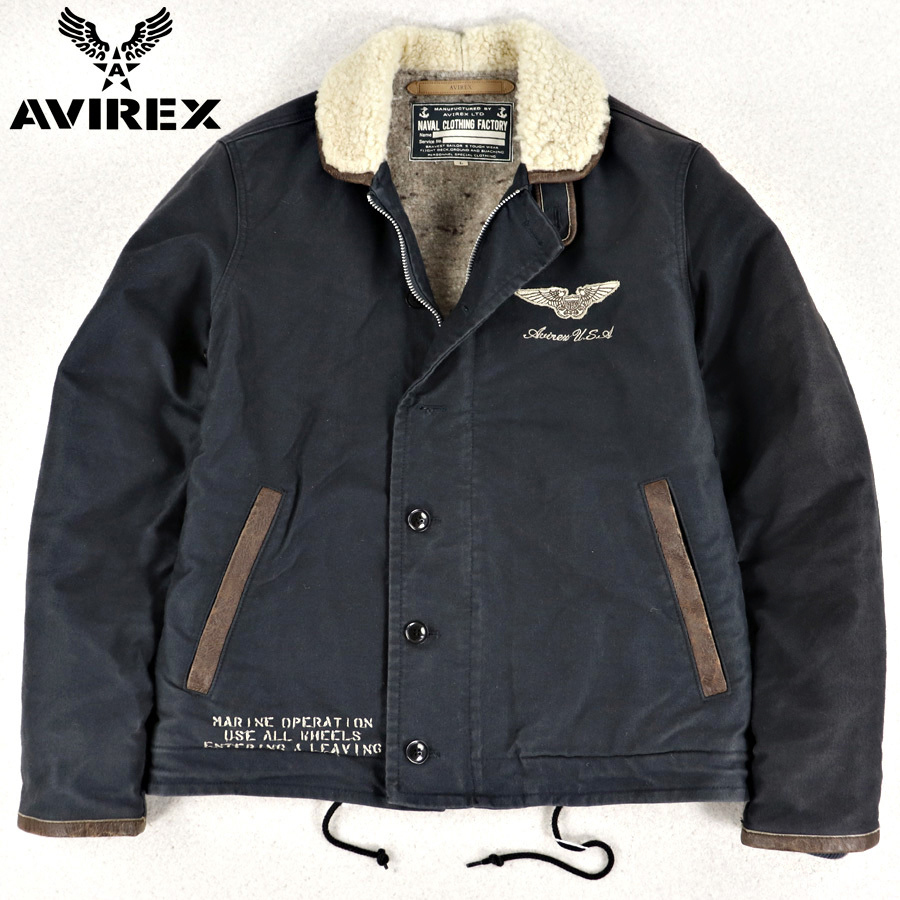 AVIREX アヴィレックス N-1 デッキジャケット 襟ムートン M 楽天市場】【ポイント10倍】AVIREX アヴィレックス N-1 デッキ