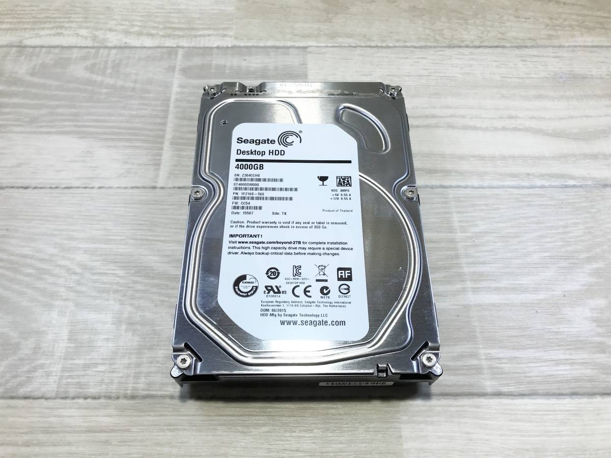 ☆ HDD SATA 3.5インチ ハードディスク seagate ST4000DM000 4TB