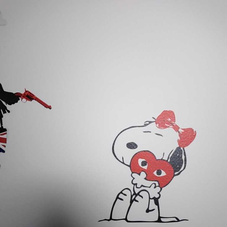 Death Nyc 世界限定100枚 アートポスター スヌーピー Snoopy エリザベス女王 Queen クィーン ギャルソン Banksy バンクシー シルクスクリーン 売買されたオークション情報 Yahooの商品情報をアーカイブ公開 オークファン Aucfan Com