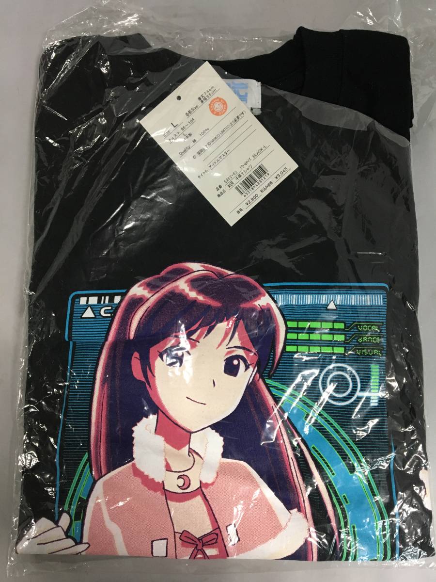 ○如月 千早 Tシャツ ブラック Lサイズ 二次元コスパ アイドルマスター