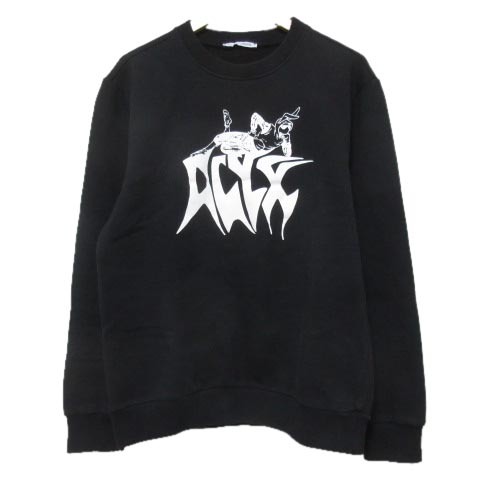 【本物保証，定番人気】 アリクス ALYX VISUAL トレーナー ロゴ プリント 裏起毛 長袖 黒 ブラック S コットン MKS X メンズ(Sサイズ)｜売買されたオークション情報、yahooの商品情報をアーカイブ公開 - オークファン Sサイズ
