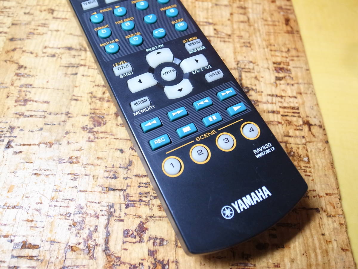 RAV330 リモコン WM87390 EX YAMAHA ヤマハ | (AVアンプDSP-AX863用
