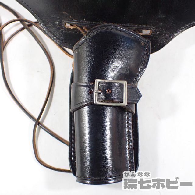N.G.H 中島勇 本革製 ヒップ ホルスター SAA用 NGH 中島勇ヴィンテージSAA用ガンベルトホルスター本革製ブラック