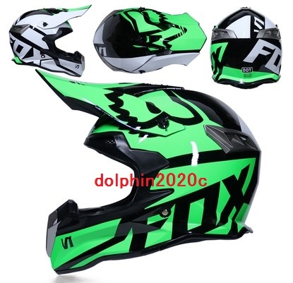 FOX モトクロスフルフェイス オフロード ばっち ヘルメット 迷彩 