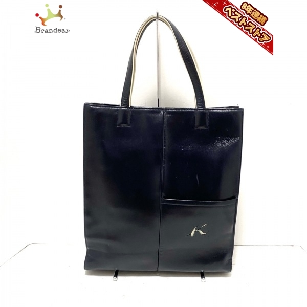 品質保証，新品 キタムラ Kitamura K2 トートバッグ - レザー ダークネイビー バッグ(かばん、バッグ)｜売買されたオークション情報、yahooの商品情報をアーカイブ公開 - オークファン かばん、バッグ