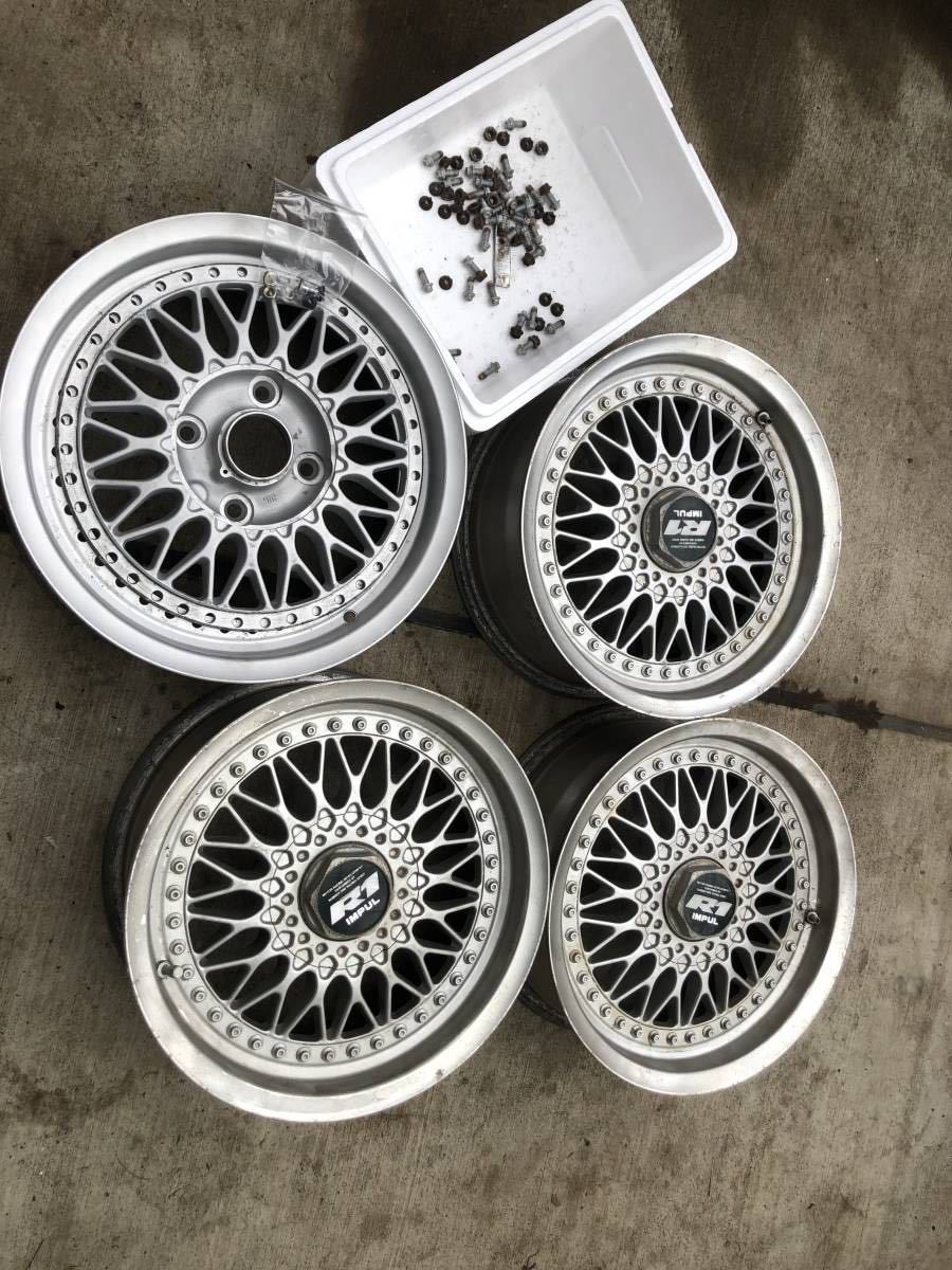 IMPUL R1 旧車 ホイール 114.3 4穴 15インチ 