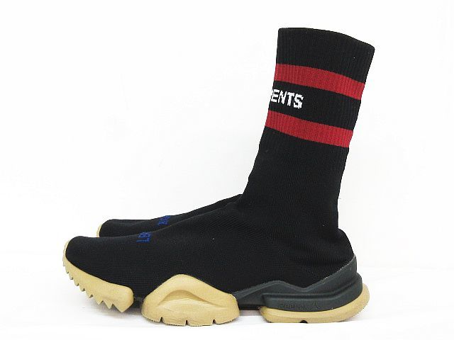 □ 美品 VETEMENTS ヴェトモン DV4862 ハイカット ソックス スニーカー