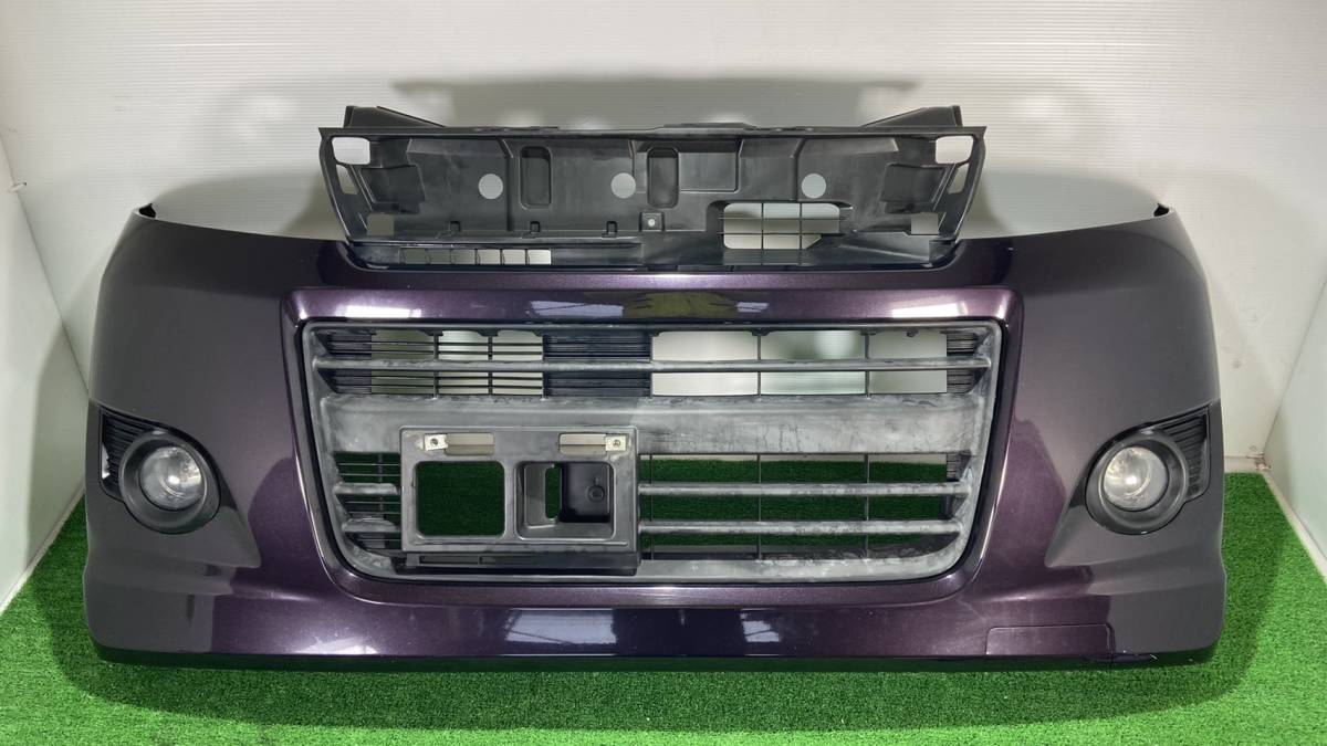 700ロ】ワゴンRスティングレー MH23S 純正フロントバンパー フォグ付 