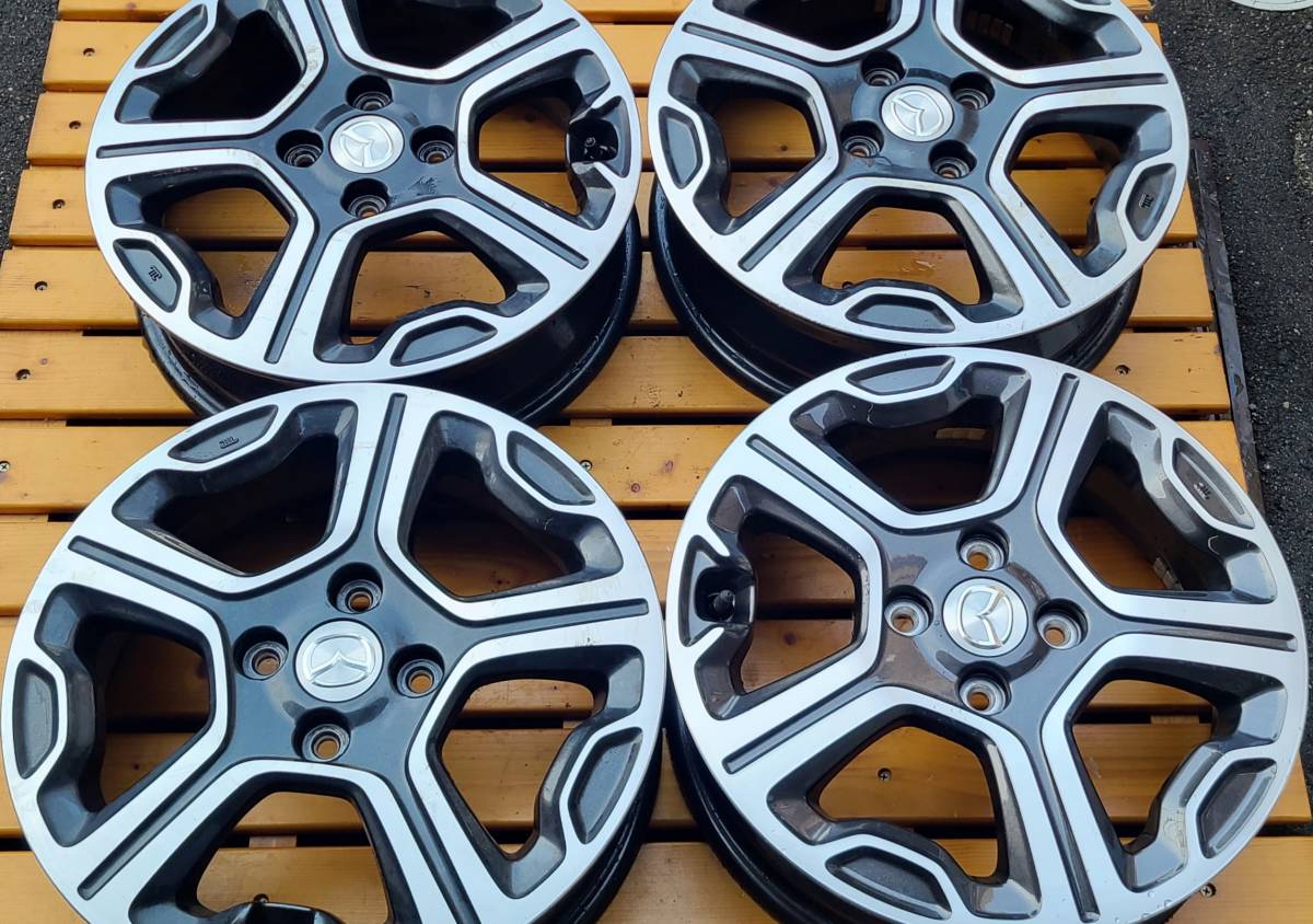 ハスラー純正 15/4H/100/4.5J ホイール4本 1円～☆SUZUKI ハスラー