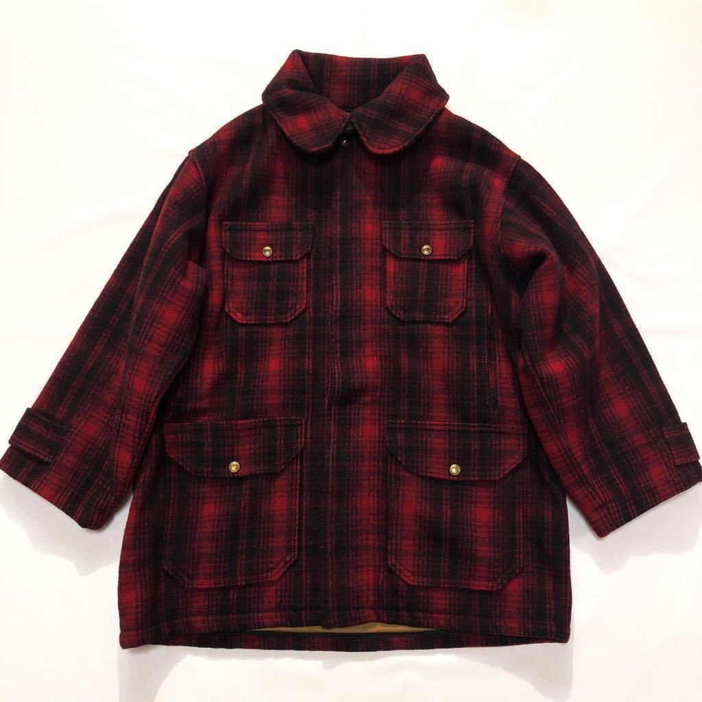 美品♪50s USA製 Woolrich マッキーノ ハンティングジャケット 42 