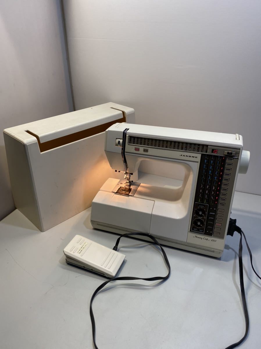 B265 ☆JANOME ジャノメ ミシン Memory Craft MODEL 6500 ◇中古現状品 B265 ☆JANOME ジャノメ ミシン Memory Craft MODEL 6500 ◇中古現状品