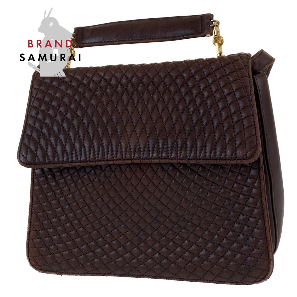 キルティング バリー BALLY ショルダーバッグ ヴィンテージ レザー 