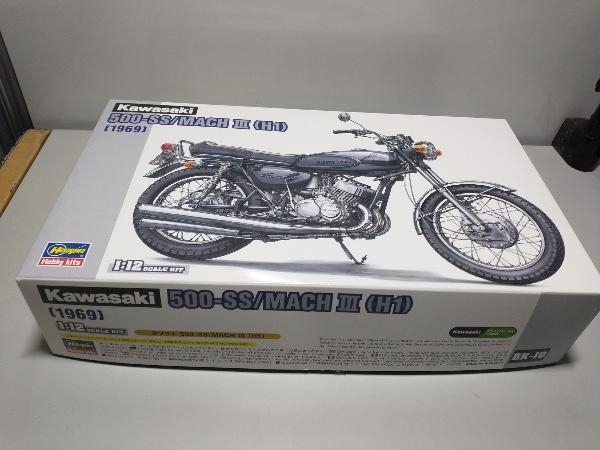 プラモデル ハセガワ 1/12 カワサキ 500-SS/MACH Ⅲ H1