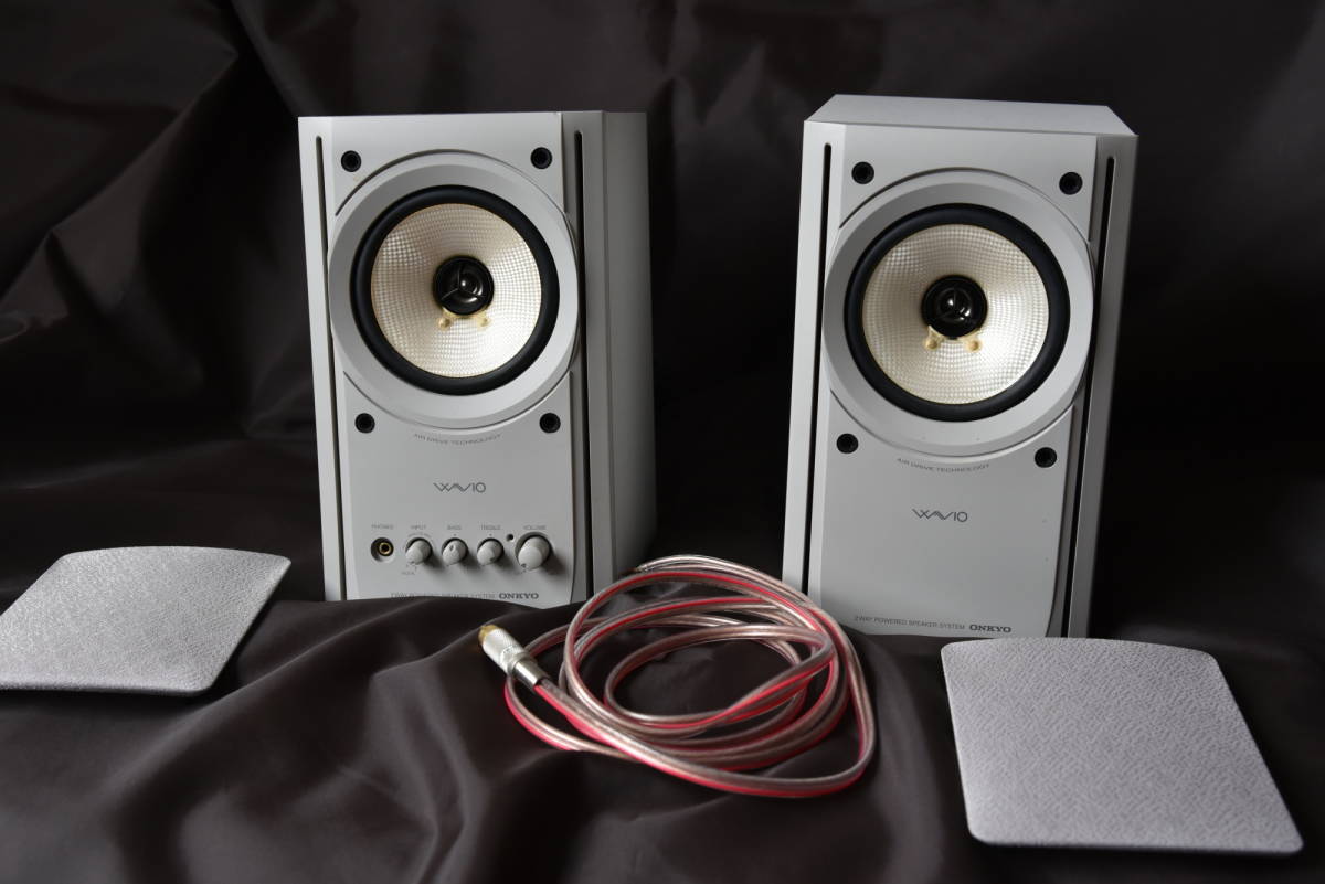 ONKYO GX-77M スピーカー WAVIO/ハイレゾ対応 ホワイト GX-77M(W 