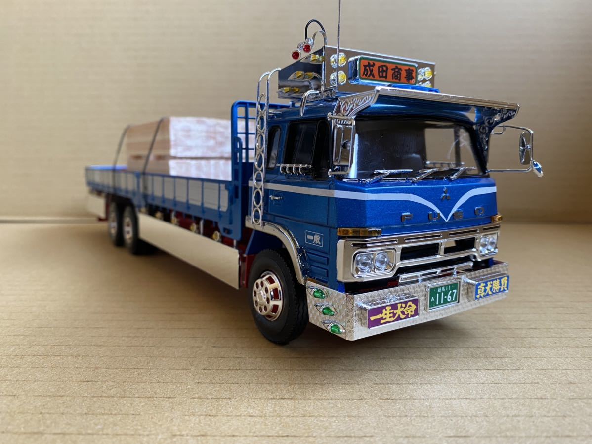 1 32 レトロ デコトラ仕事車 三菱ふそう Fu トラック トレーラー 売買されたオークション情報 Yahooの商品情報をアーカイブ公開 オークファン Aucfan Com