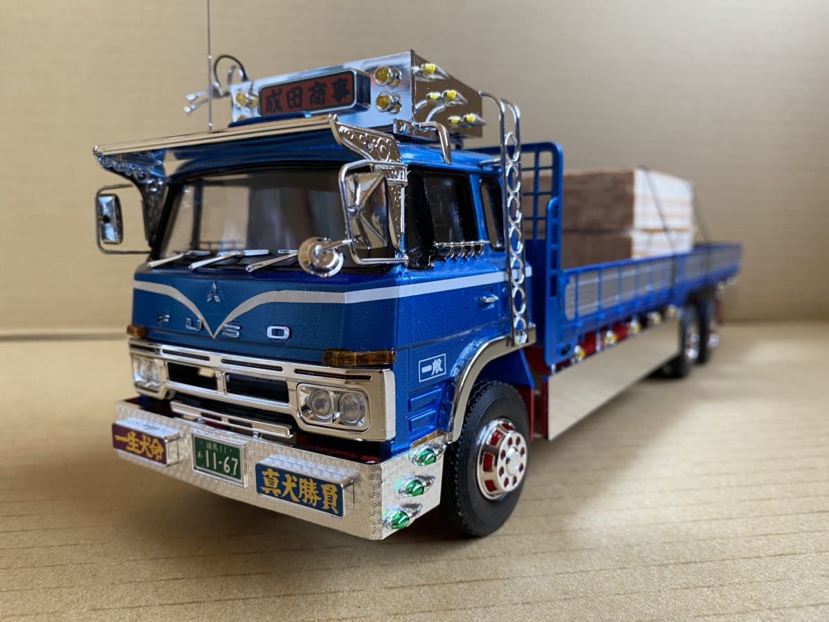 1 32 レトロ デコトラ仕事車 三菱ふそう Fu トラック トレーラー 売買されたオークション情報 Yahooの商品情報をアーカイブ公開 オークファン Aucfan Com
