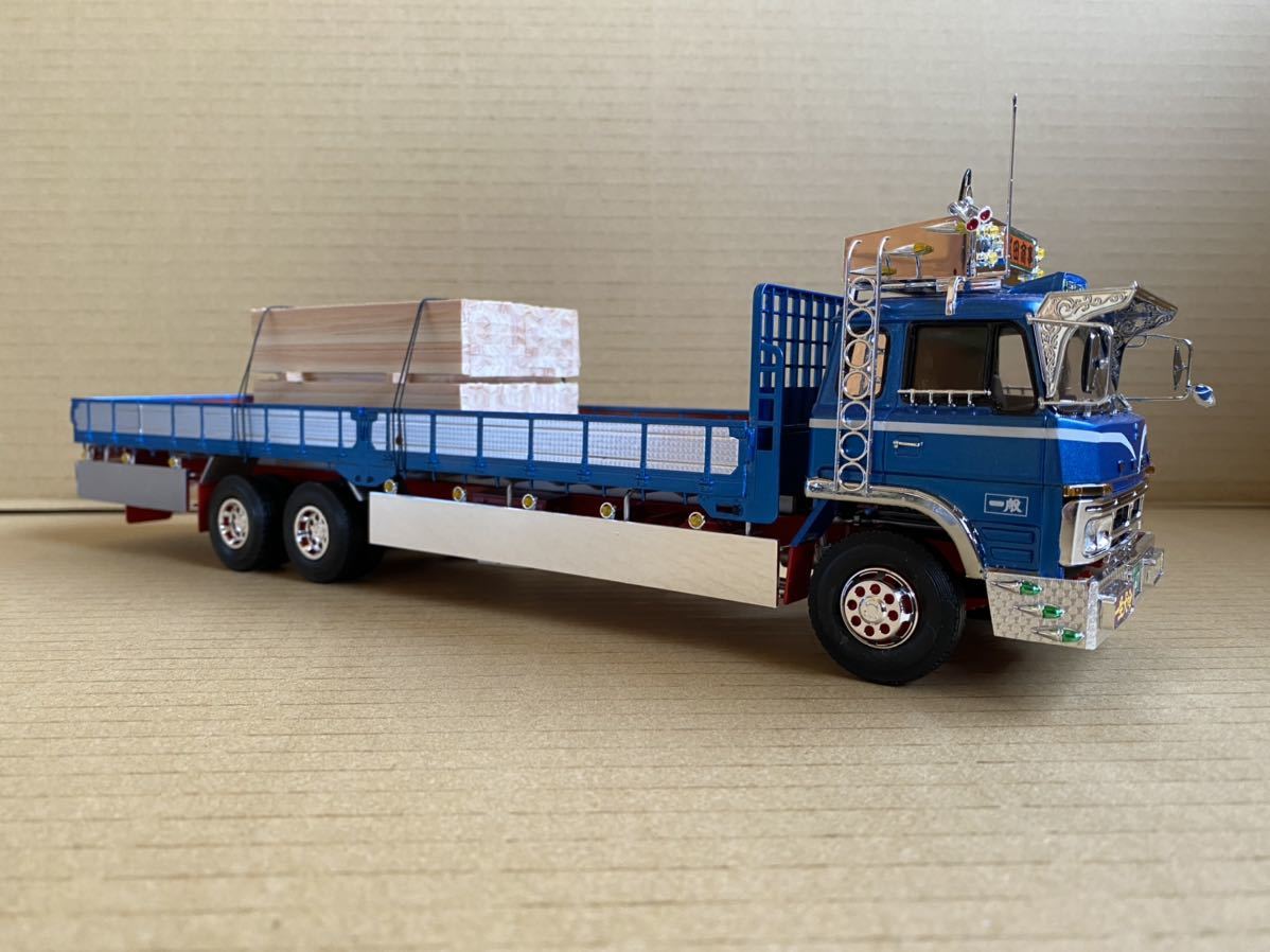 1 32 レトロ デコトラ仕事車 三菱ふそう Fu トラック トレーラー 売買されたオークション情報 Yahooの商品情報をアーカイブ公開 オークファン Aucfan Com