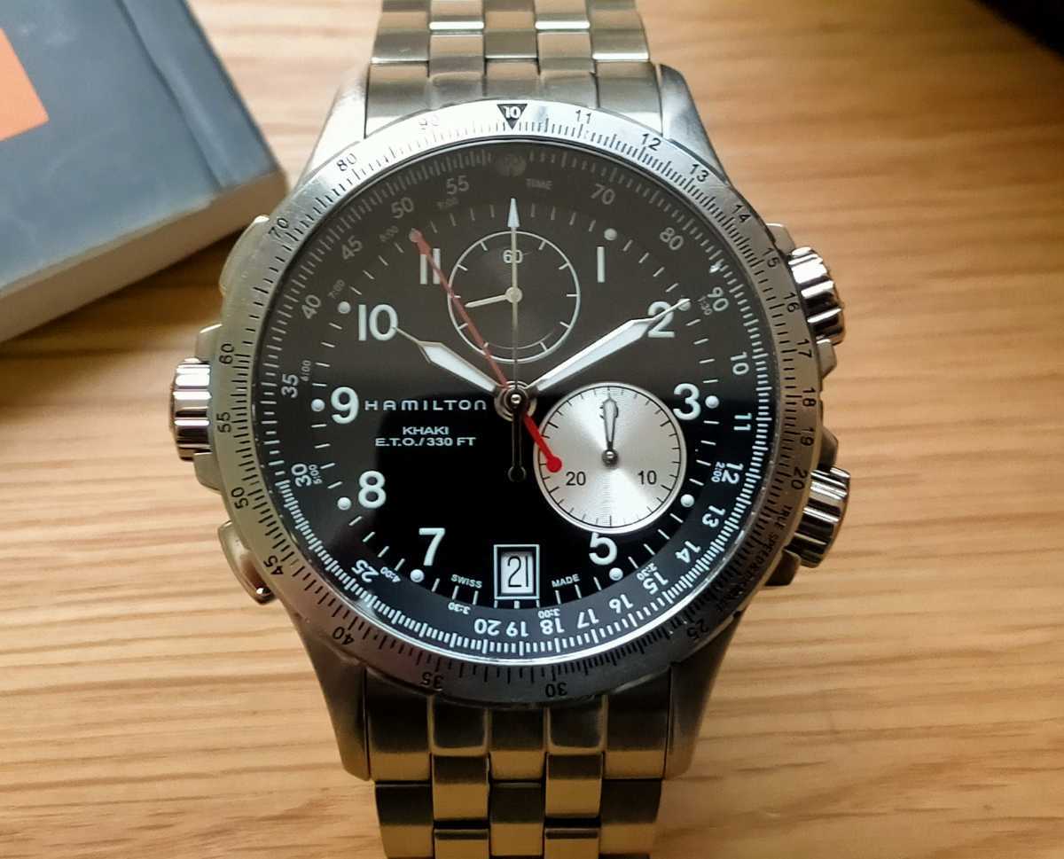 HAMILTON KHAKI E.T.O 251.292 H776120 ハミルトン カーキ 42mm デイト 