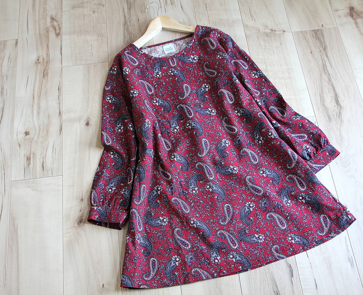 Heart Market ハートマーケット ゆったりサイズf ワイン系花 ペイズリー柄ワンピース Xlサイズ以上 売買されたオークション情報 Yahooの商品情報をアーカイブ公開 オークファン Aucfan Com