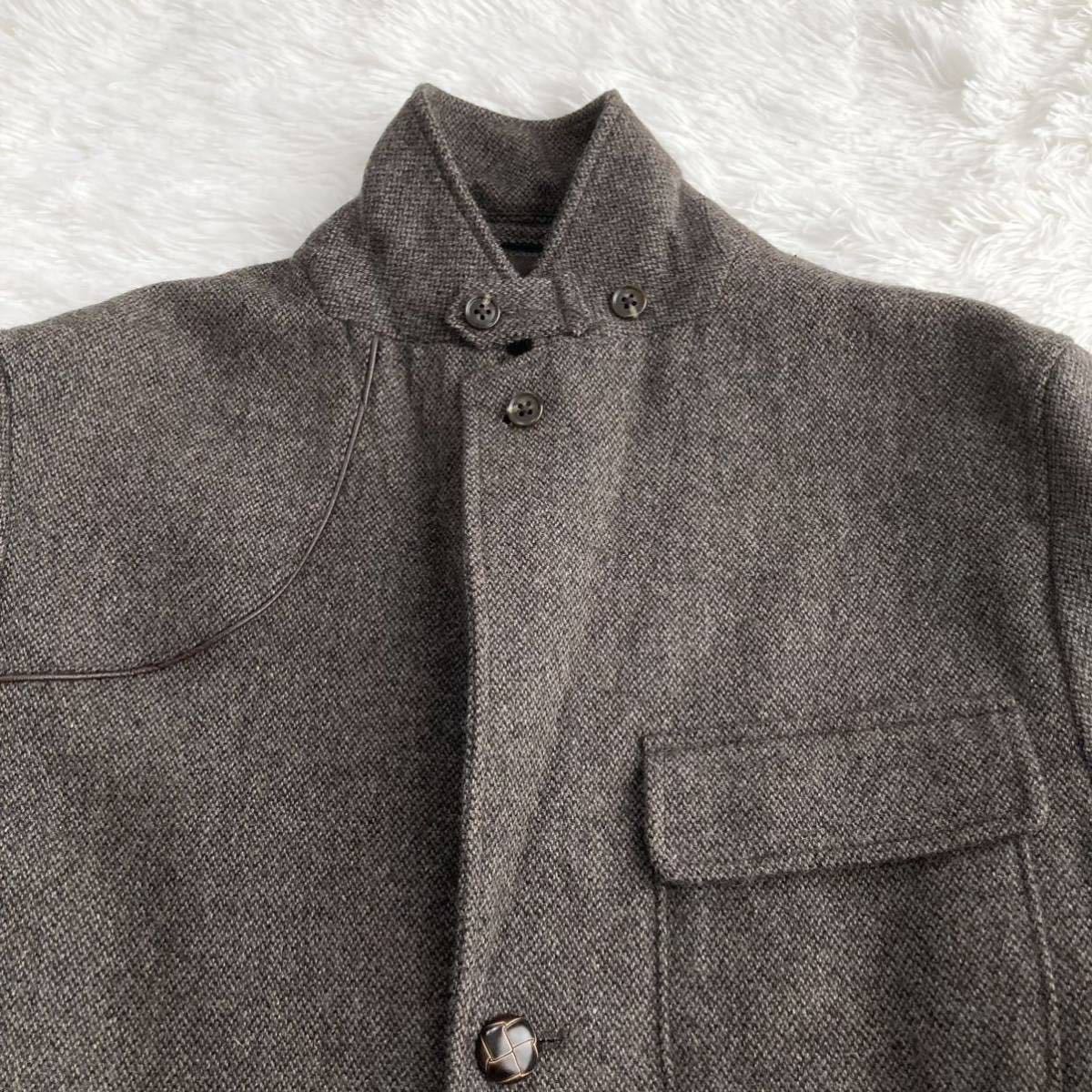 エディバウアー Eddie Bauer ツイード ジャケット ウール ヘリンボーン 