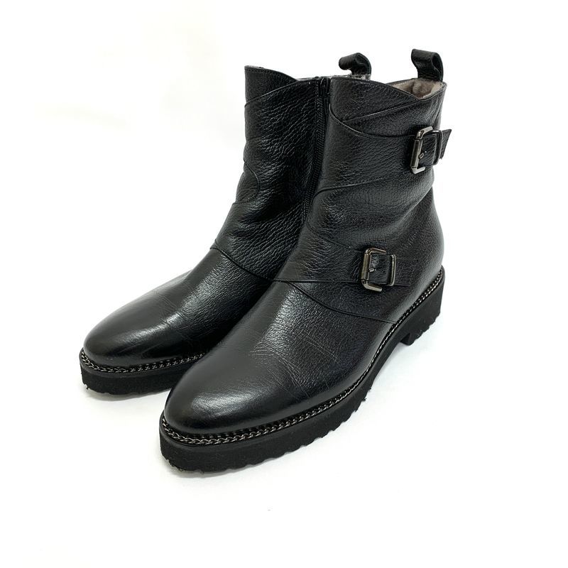 美品【大きいサイズ】 LUCA GROSSI ルカグロッシ ムートン サイド 