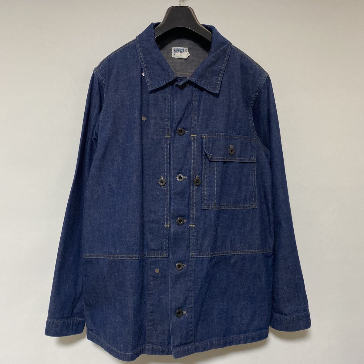 美品 corona utility デニム カバーオール ジャケット M US ARMY 