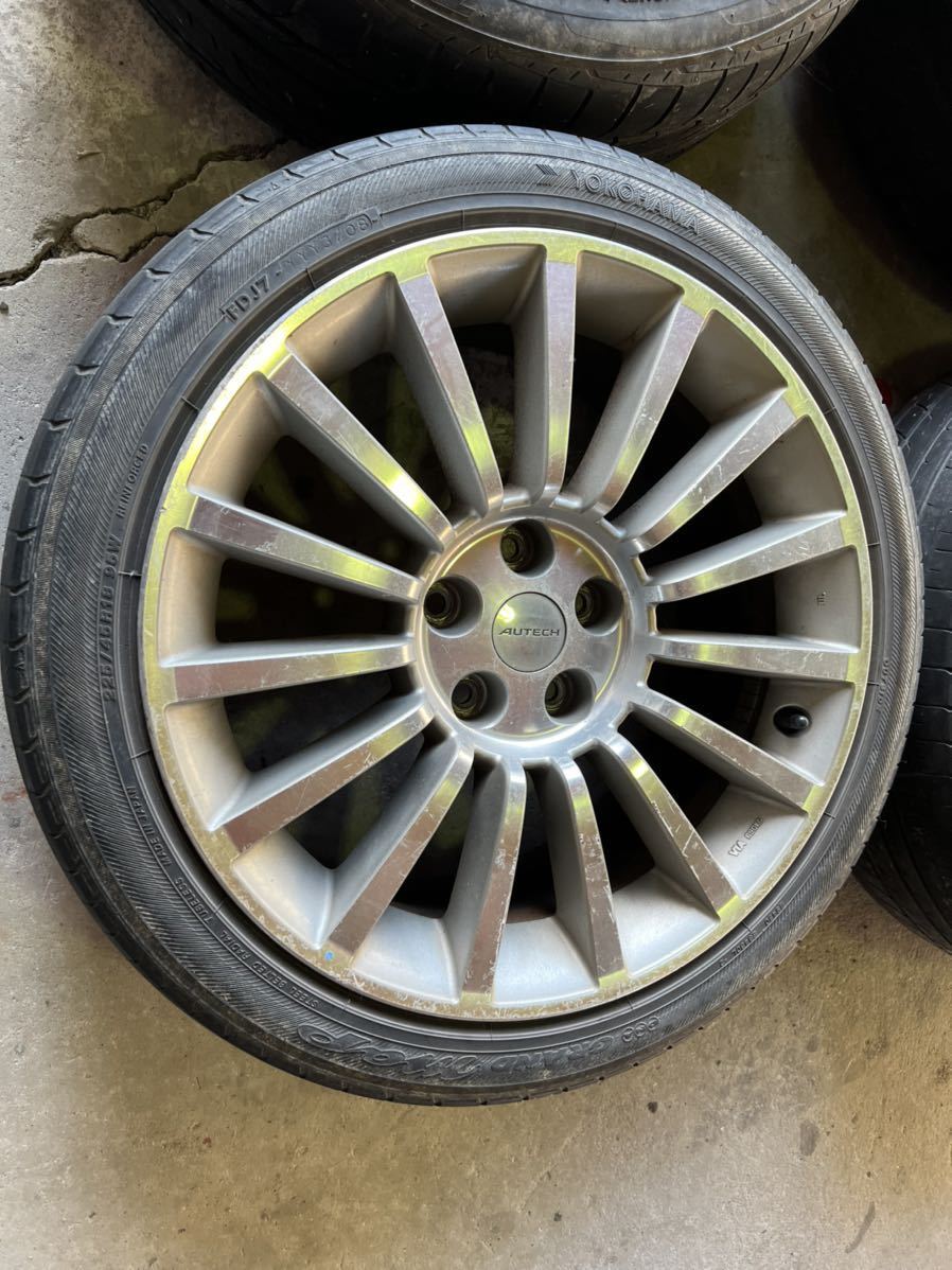 ステージア M35 後期 オーテック 純正 アルミホイール 18X8J +30  