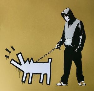 BANKSY シルクスクリーンのYahoo!オークション(旧ヤフオク!)の相場