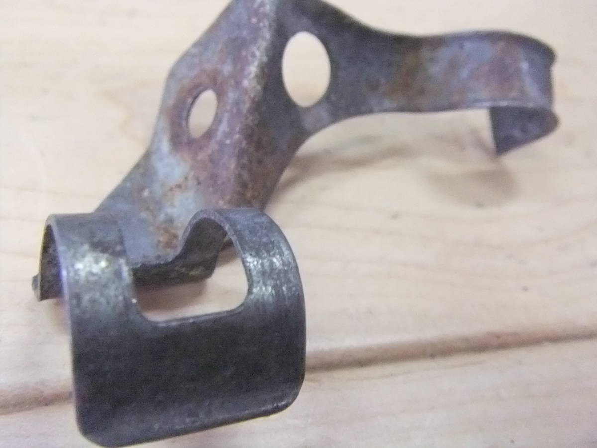 メッキ CBX400F 純正 リアブレーキ ホースステー ホースクランプ HONDA