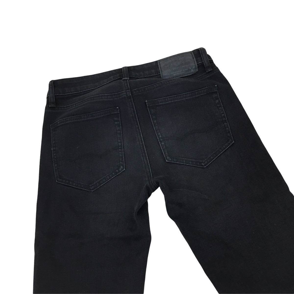NC012 American Eagle アメリカンイーグル ブラックデニム スーパー 