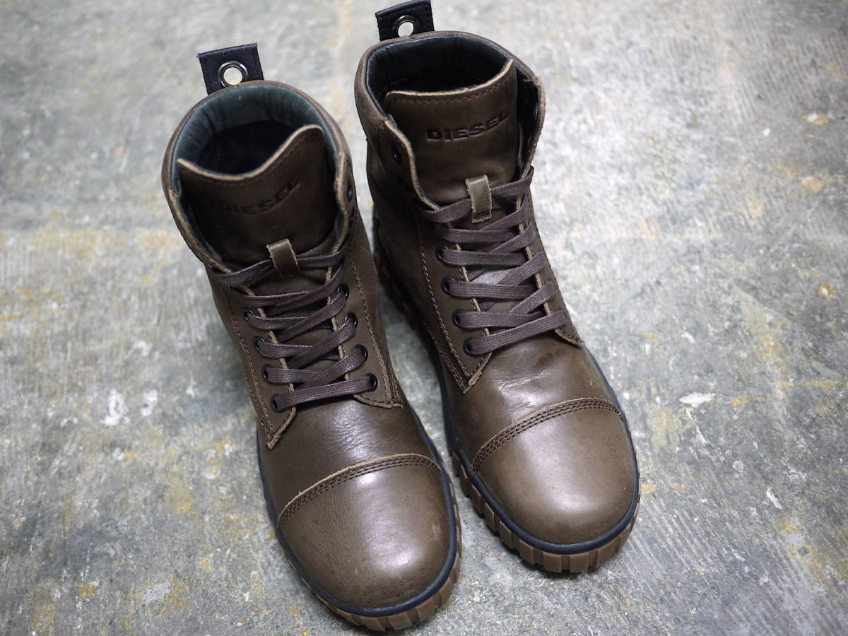 新品/正規品】US10 / 日本サイズ28cm DIESEL ディーゼル カウレザー 