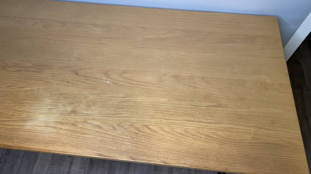無印良品 オーク材 160cm 幅160×奥行 ｜無印良品 机 無印良品・折りたたみ